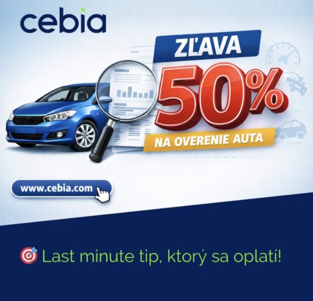 50% zľava na overenie VIN vozidla