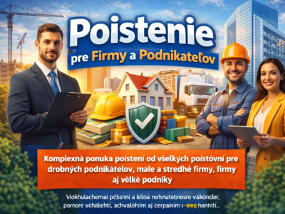 Poistenie pre firmy a podnikateľov